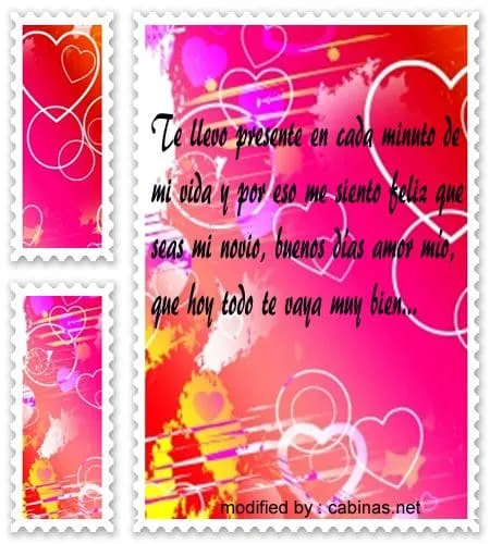 Tarjetas con mensajes bonitos de buenos dias para mi novio | Solo ... Tarjetas con mensajes bonitos de buenos dias para mi novio | Solo ...