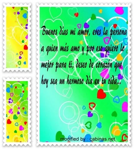 Tarjetas con mensajes bonitos de buenos dias para mi novio | Solo ...