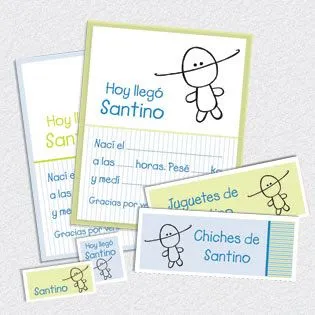 Lápiz y click": Nacimiento y bautismo