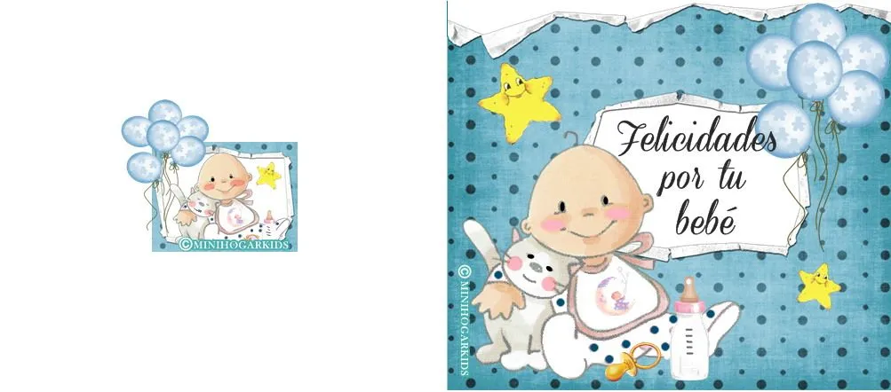 Postales de felicitaciones por el nacimiento de un bebé - Imagui