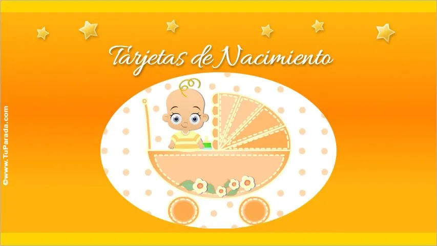 Tarjetas de nacimiento, postales para nacimientos gratis, tarjetas ...