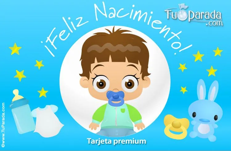 Tarjeta de nacimiento celeste, Nacimiento, tarjetas Tarjeta de nacimiento celeste, Nacimiento, tarjetas