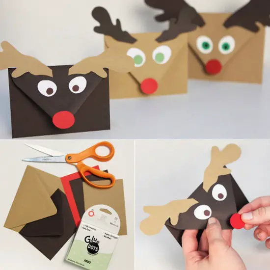 tarjetas de Navidad - Manualidades Infantiles