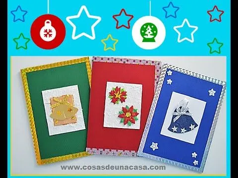 Como hacer tarjetas navideñas con goma eva "foami" Como hacer tarjetas navideñas con goma eva "foami"