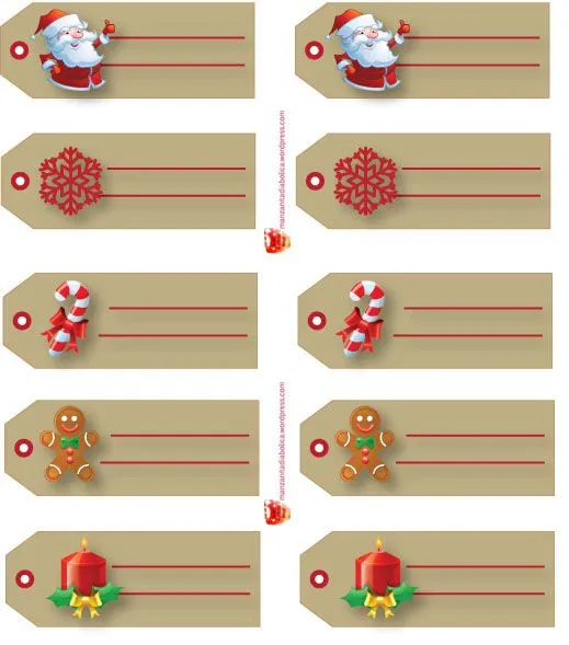 tarjetas navideñas para regalo | Manzanita Diabolica . tarjetas navideñas para regalo | Manzanita Diabolica .