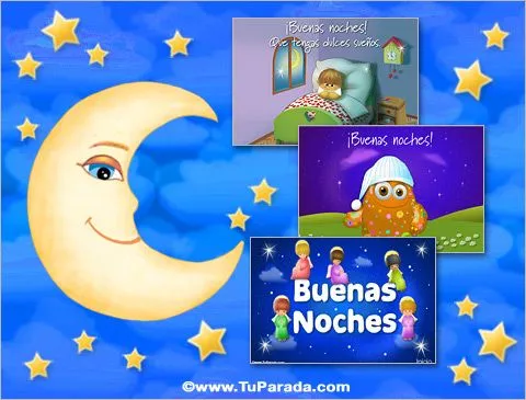 Tarjetas de Buenas noches, postales de Buenas noches, tarjetas de ...