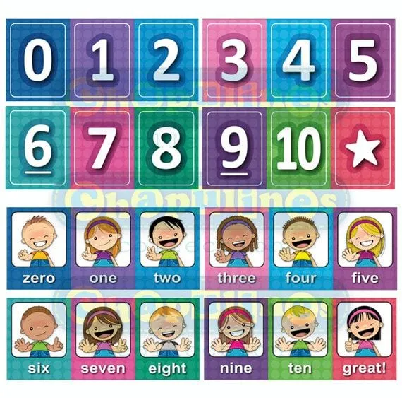 Tarjetas de Números Imprimibles en Inglés por ChapulinesCollection Tarjetas de Números Imprimibles en Inglés por ChapulinesCollection