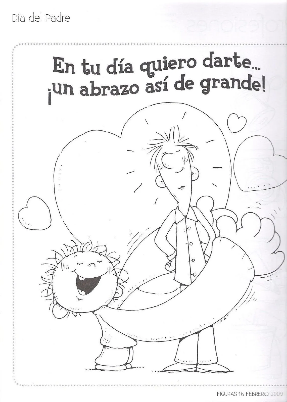 Tarjetas del dia del padre para colorear - Dibujos para colorear ... Tarjetas del dia del padre para colorear - Dibujos para colorear ...
