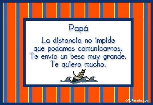 Tarjetas de padres - Tarjetas para papá, postales para padres ...