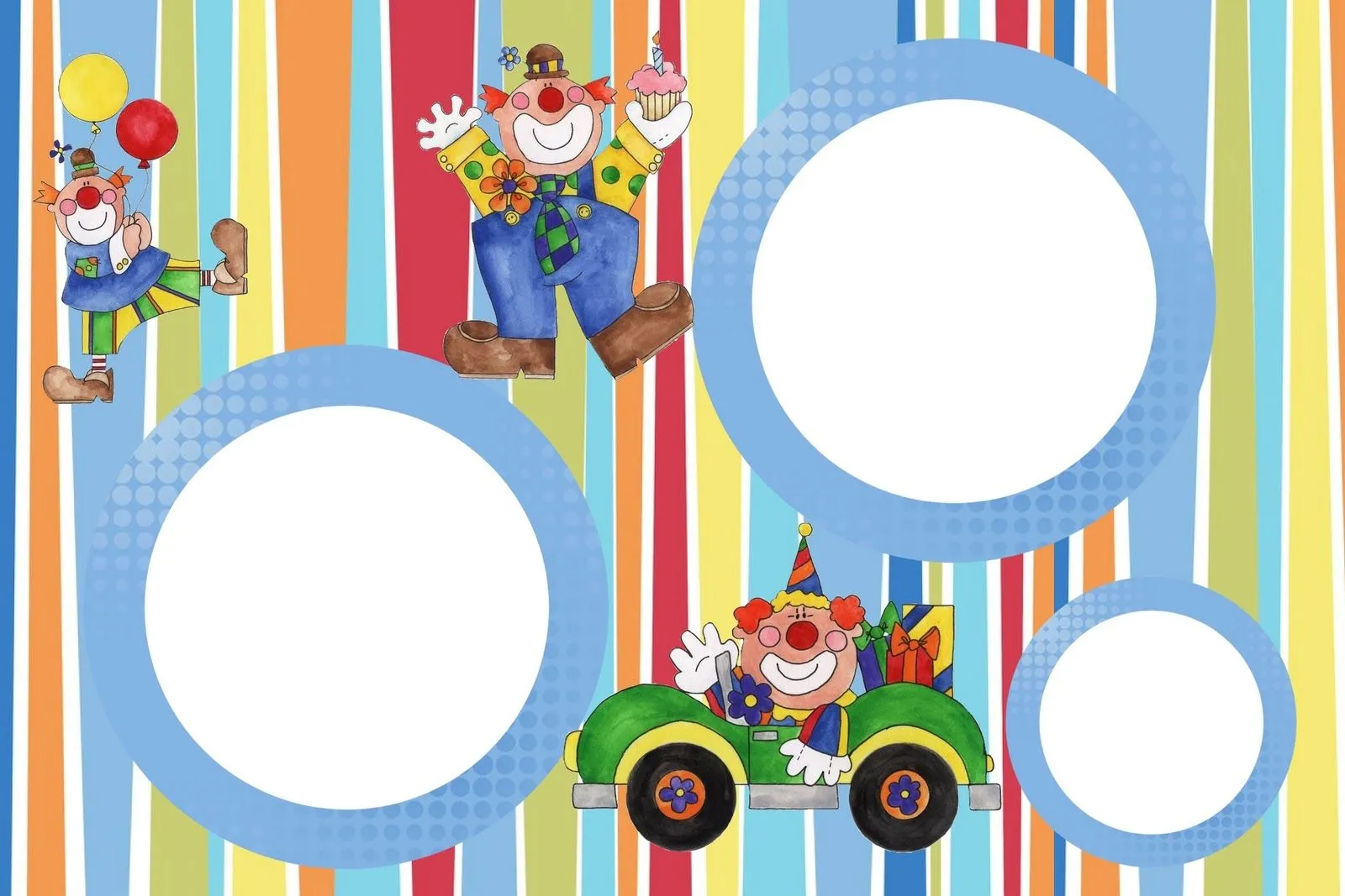 Invitaciones para imprimir gratis de payasos. - Ideas y material ... Invitaciones para imprimir gratis de payasos. - Ideas y material ...