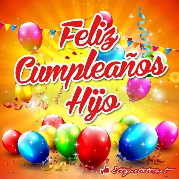 Tarjetas de cumpleaños para hijos gratis - Imagui