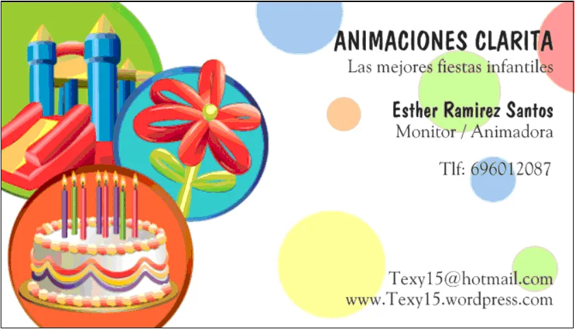 Tarjetas de presentacion de eventos infantiles - Imagui Tarjetas de presentacion de eventos infantiles - Imagui
