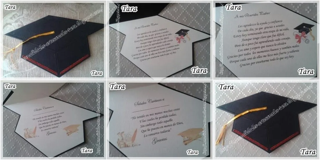 Tarjetas recuerdo de graduación - Imagui