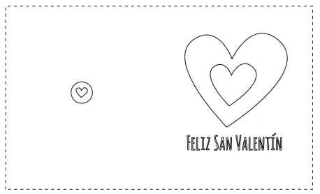 Tarjetas de San Valentín para colorear, las puedes descargar en ... Tarjetas de San Valentín para colorear, las puedes descargar en ...