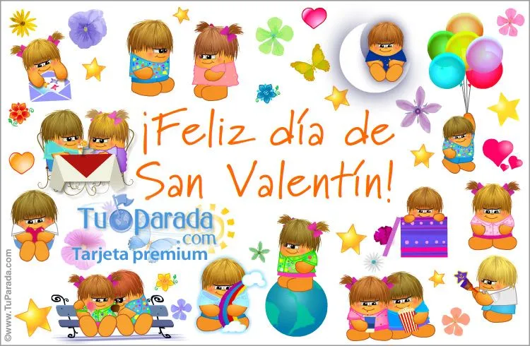 Tarjetas de San Valentín, postales de San Valentín, día de los ...