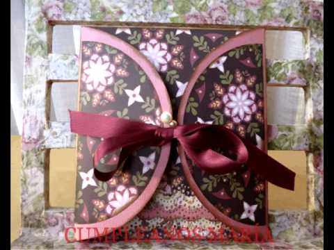 MIS TARJETAS DE SCRAPBOOKING.wmv - YouTube