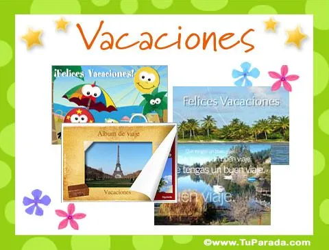 Tarjetas de vacaciones, postales de vacaciones, tarjetas de ...