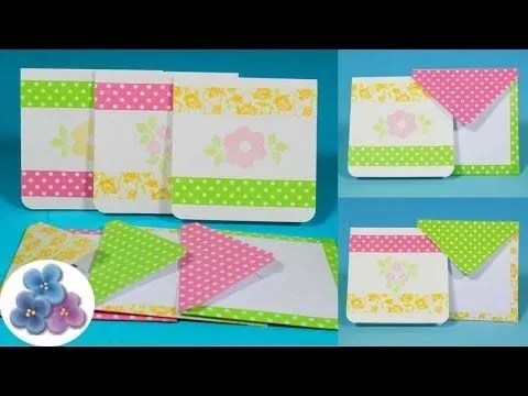 Como hacer Tarjetas Washi Tape para Regalos Originales *DIY Scrap ...