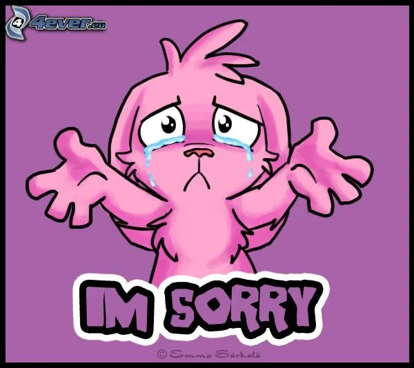 Tarjetas zea de disculpas - Imagui