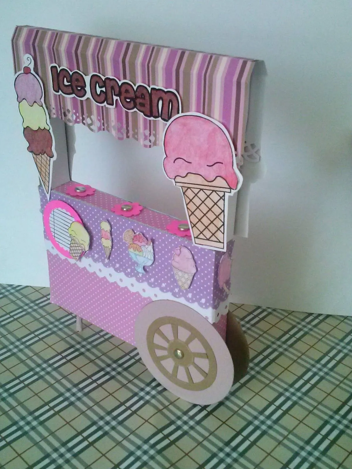 Tarjeteria, scrap y mas: Carrito de helados Tarjeteria, scrap y mas: Carrito de helados