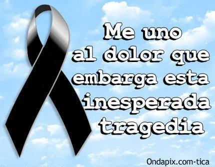 Tarjetitas • me uno al dolor #condolencias #duelo Subido...