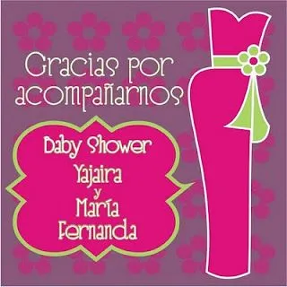 tarjetitas para recuerditos para Baby Shower de niña. Para ... tarjetitas para recuerditos para Baby Shower de niña. Para ...