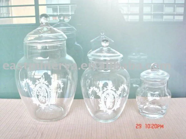 tarro de dulce baratos o botellas de vidrio-Almacenamiento de ...
