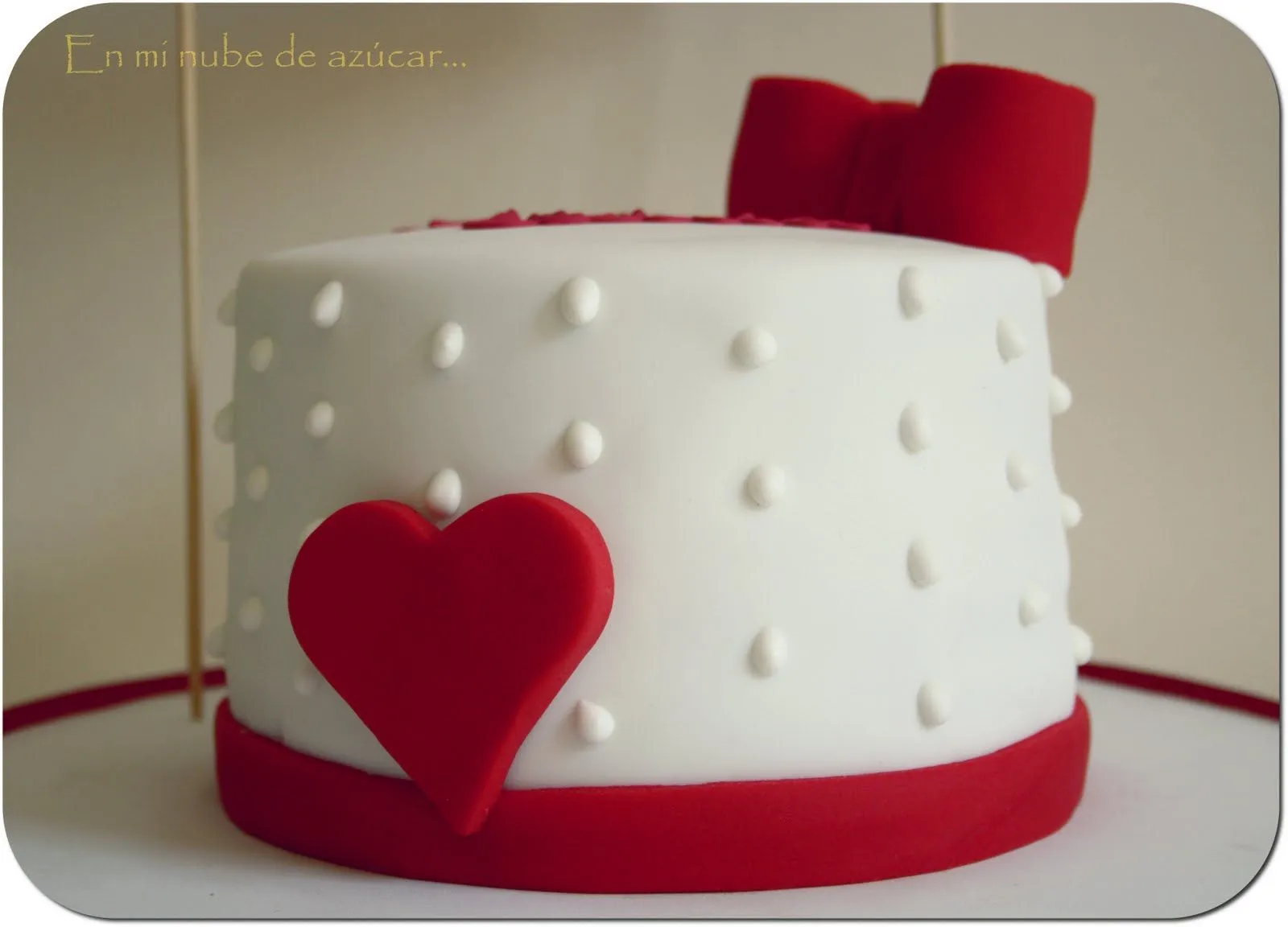 Tarta Aniversario de Bodas II ~ En mi nube de azucar.... Tarta Aniversario de Bodas II ~ En mi nube de azucar....