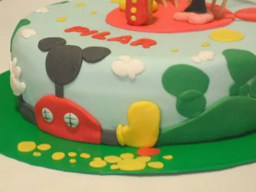 Torta casa Mickey Mouse paso a paso - Imagui