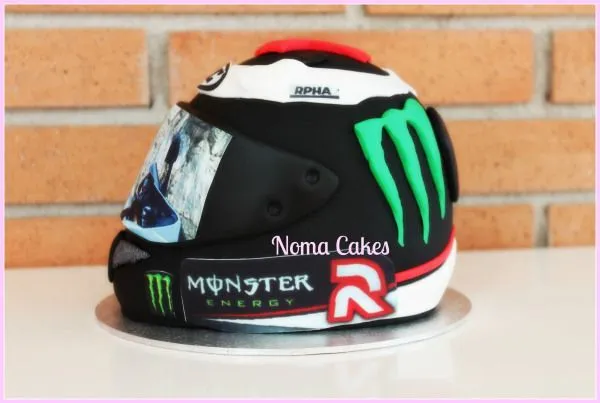 Tarta Casco de Moto en 3D