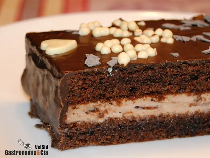 Tarta de chocolate y mascarpone
