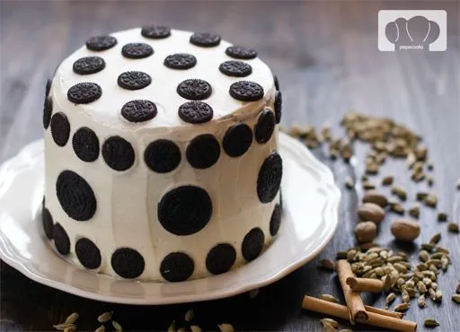 Tarta de chocolate y queso con Oreo · pepa cooks