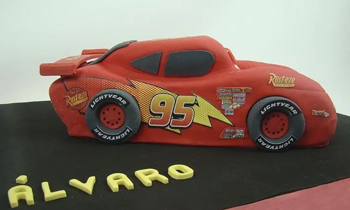 tarta coche | Dulces Modelados