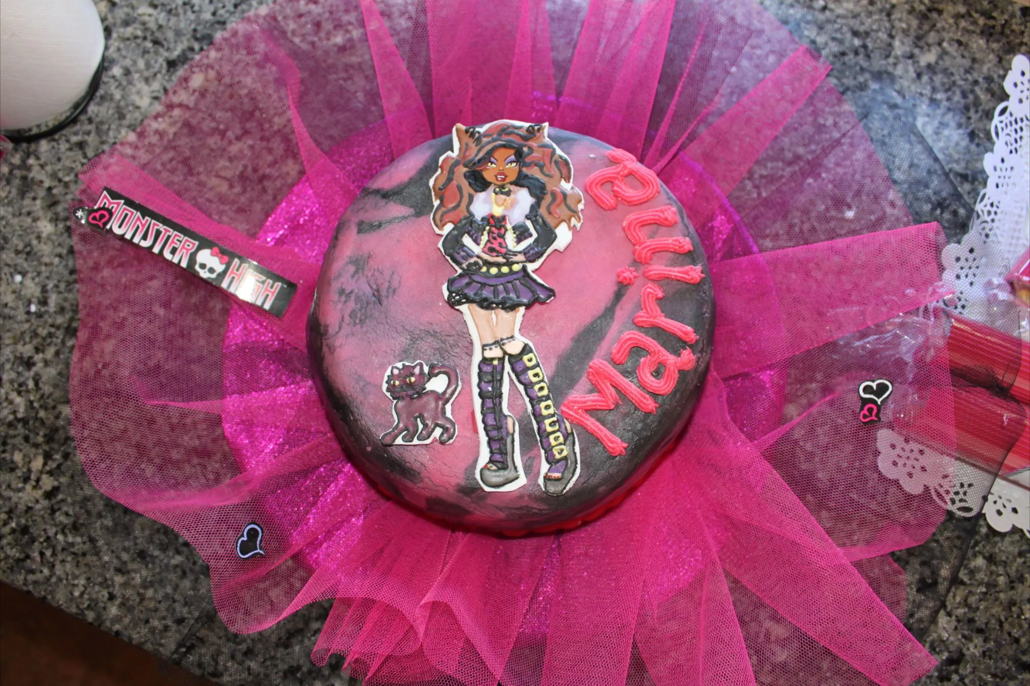 tarta cumpleaños monster high | Fiesta y Pasteles