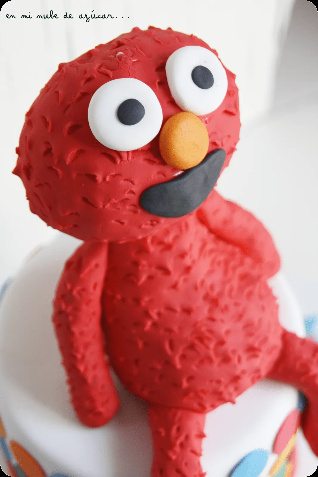 Tarta decorada Elmo ~ En mi nube de azucar.... Tarta decorada Elmo ~ En mi nube de azucar....
