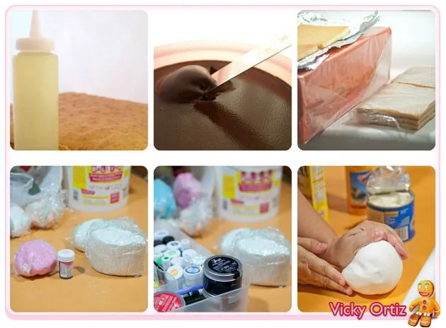 Tarta decorada con fondant. Paso a paso. | Sucre Art Tarta decorada con fondant. Paso a paso. | Sucre Art