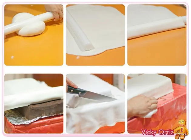 Tarta decorada con fondant. Paso a paso. | Sucre Art Tarta decorada con fondant. Paso a paso. | Sucre Art