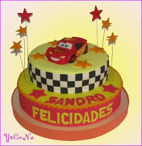 TARTA DECORADA RAYO MCQUEEN | Cocinar en casa es facilisimo.com TARTA DECORADA RAYO MCQUEEN | Cocinar en casa es facilisimo.com