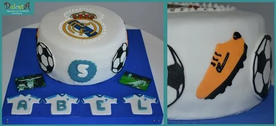 tarta decorada real madrid | dulcetacadiz