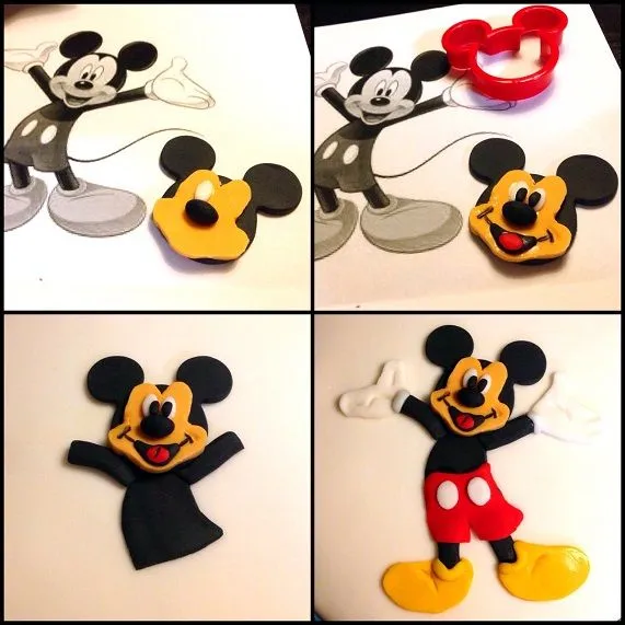 Tarta Fondant Mickey Mouse | BakeOrDie