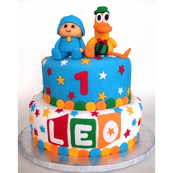 Tarta Fondant Pocoyo | BakeOrDie
