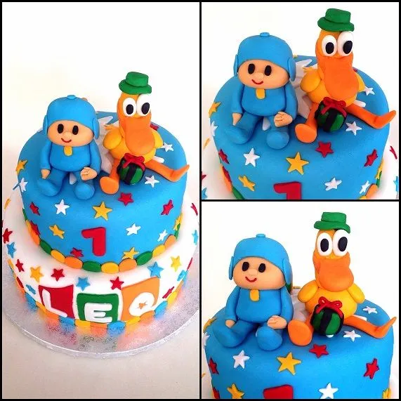 Tarta Fondant Pocoyo | BakeOrDie