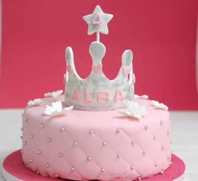 TARTA FONDANT PRINCESA | horadecocinar.com