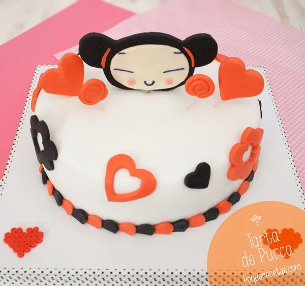 Tarta fondant de Pucca ¡paso a paso! | PequeRecetas