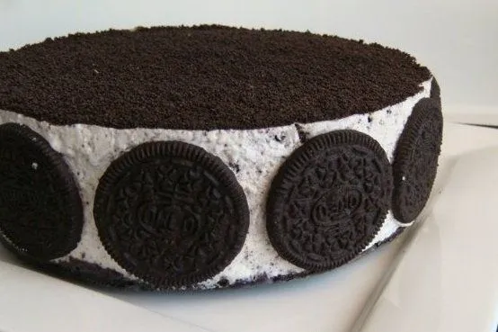 Tarta de galletas Oreo - Receta