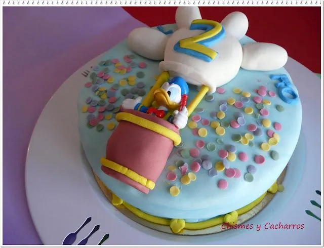 Tarta Globo Pato Donald - Paperblog