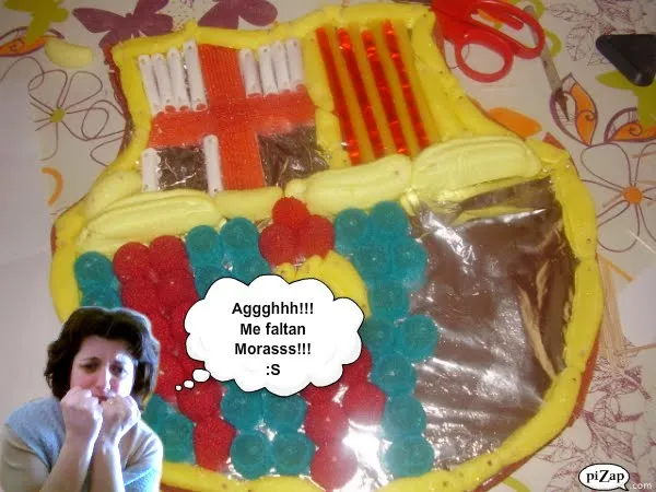 Tarta de chuches escudo del barcelona - Imagui Tarta de chuches escudo del barcelona - Imagui