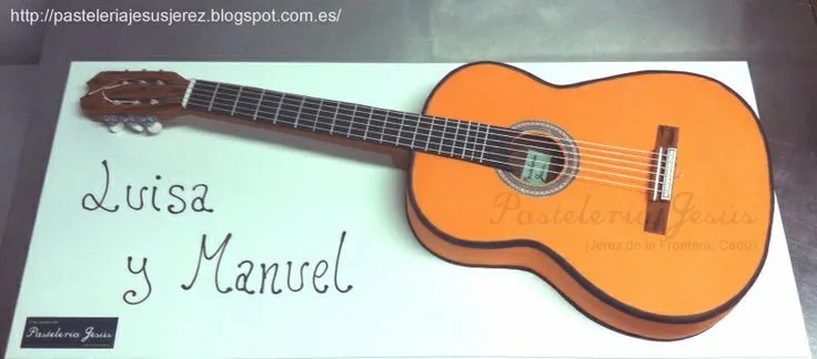 TARTA GUITARRA ESPAÑOLA | Fondant | Pinterest TARTA GUITARRA ESPAÑOLA | Fondant | Pinterest