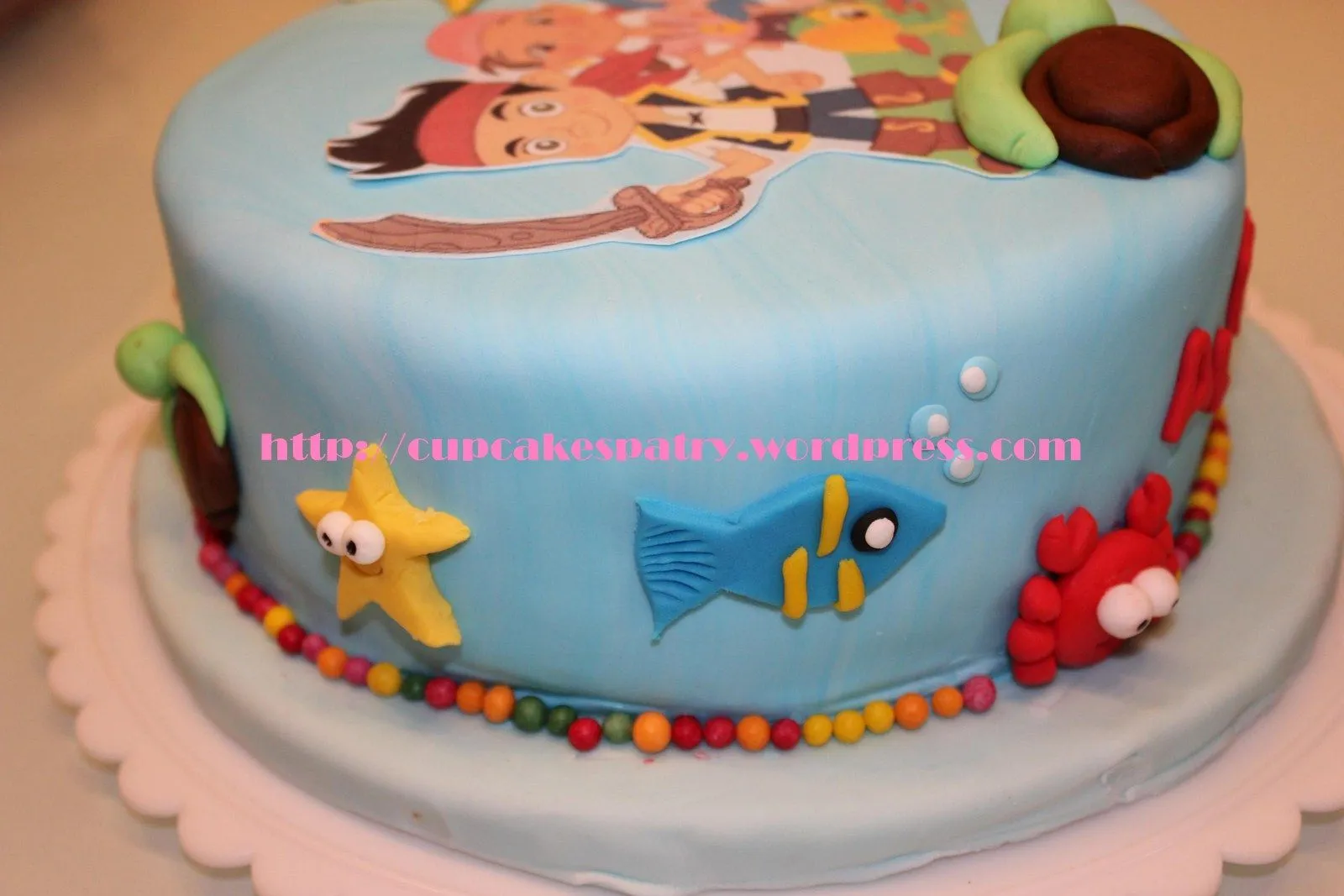 TARTA DE JAKE Y LOS PIRATAS DE NUNCA JAMÁS | Cupcakes Patry TARTA DE JAKE Y LOS PIRATAS DE NUNCA JAMÁS | Cupcakes Patry