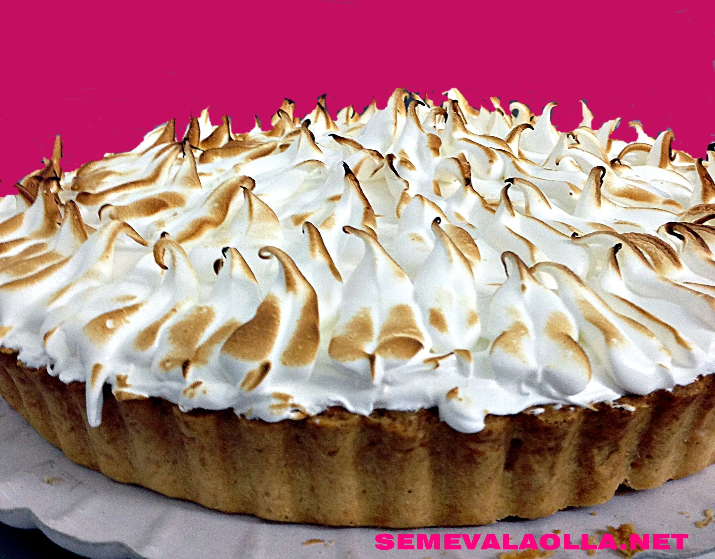 TARTA DE LIMÓN Y MERENGUE | SEMEVALAOLLA